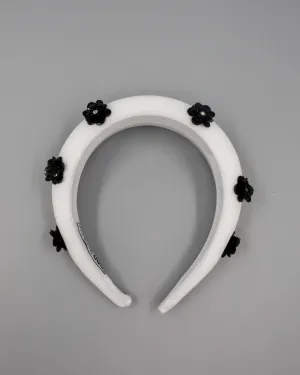 LOTTIE Headpiece (white w/ black)