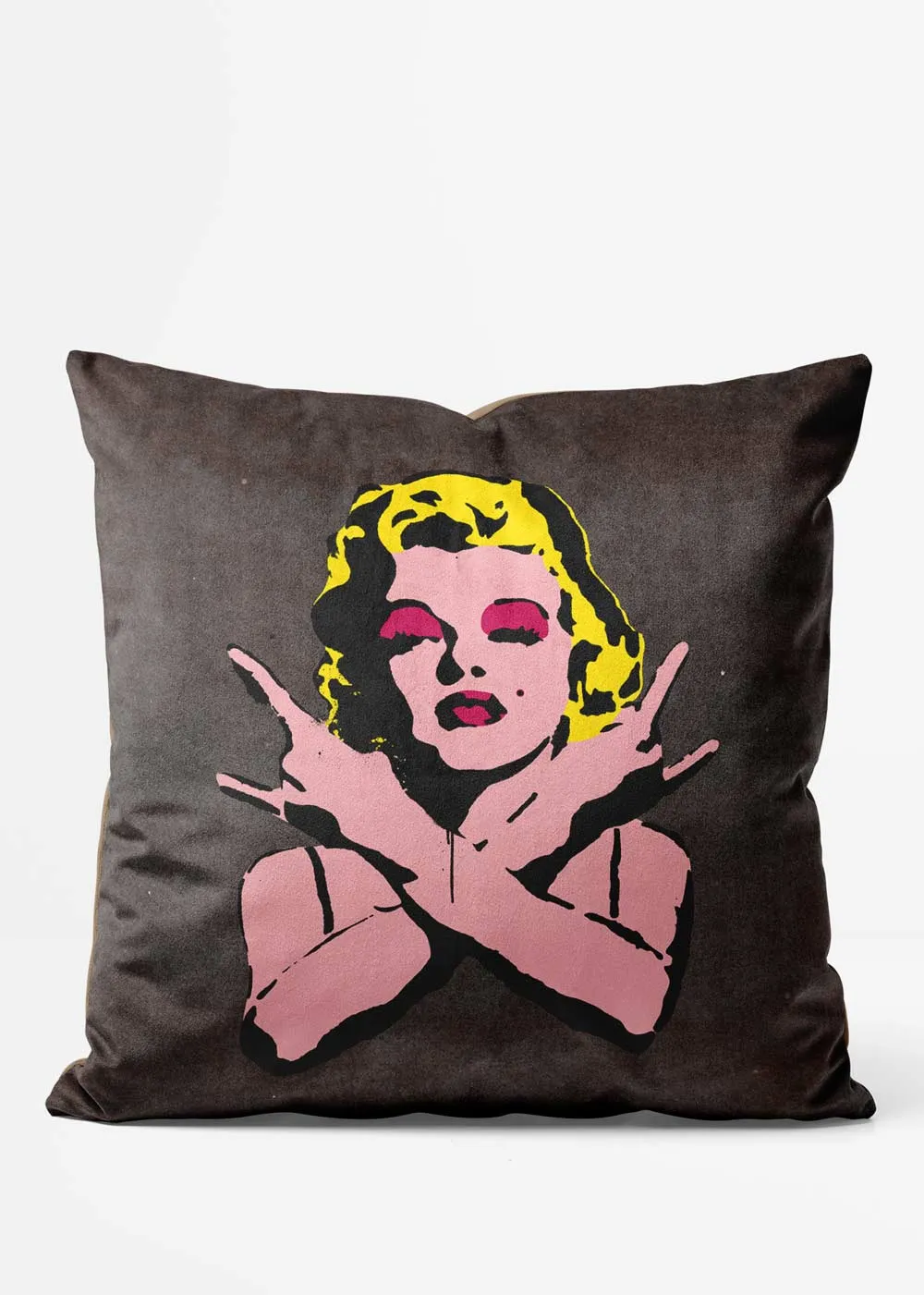 Marilyn Monroe Stencil Art Cushion