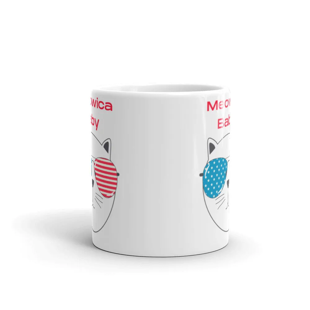 Meaowica independence day cat cup