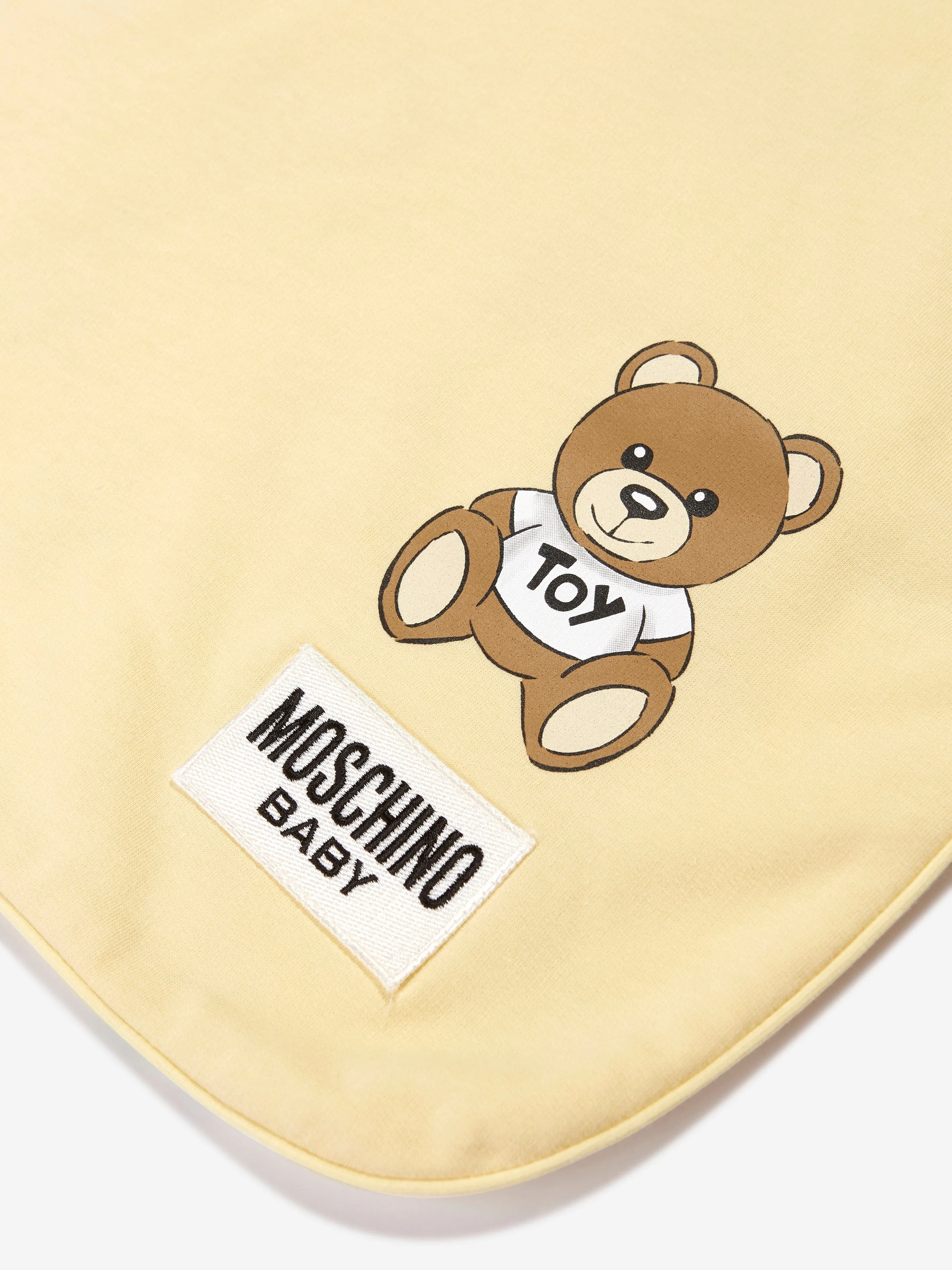 Moschino Baby Teddy Bear Blanket in Ivory