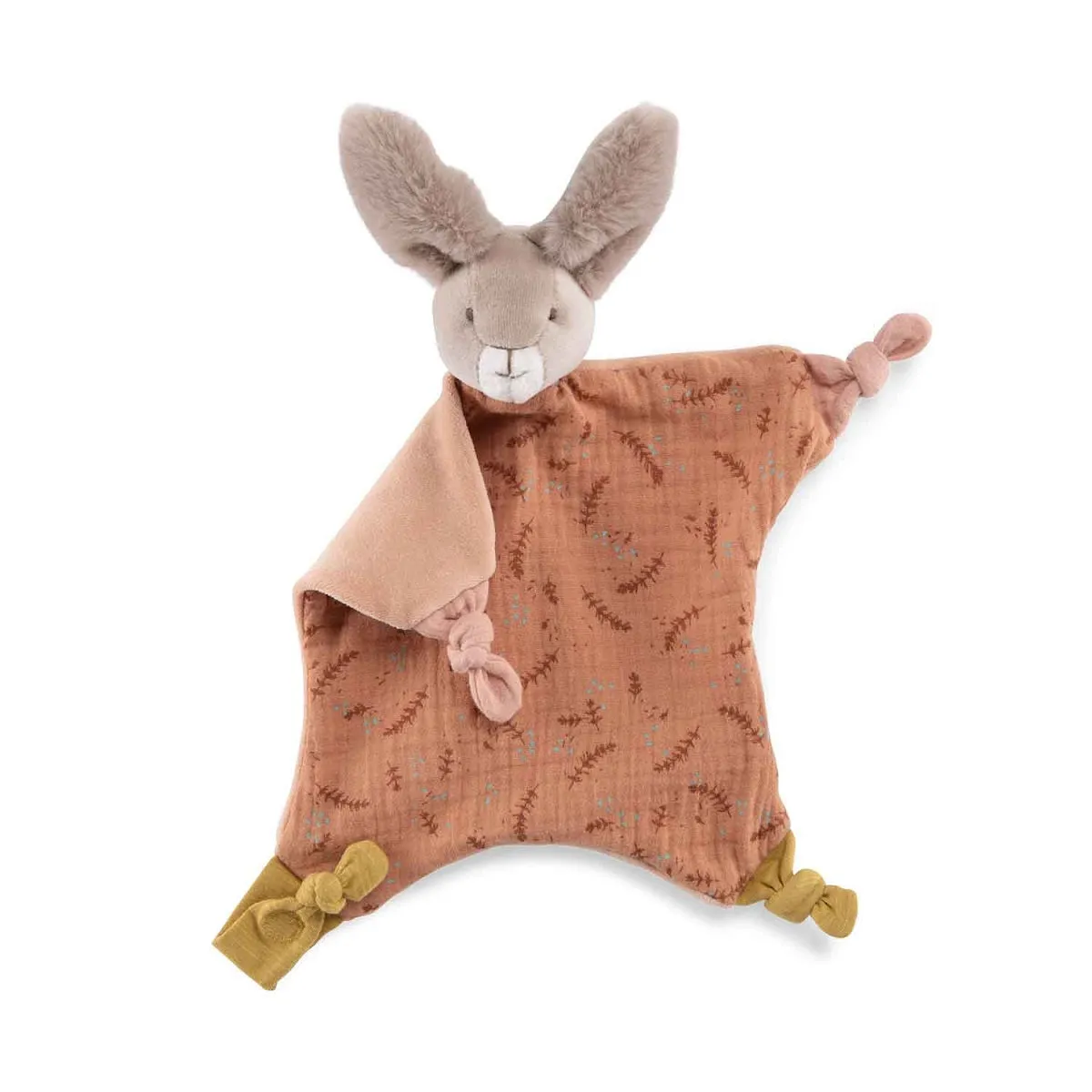 Moulin Roty trois petits lapins clay rabbit cuddle toy