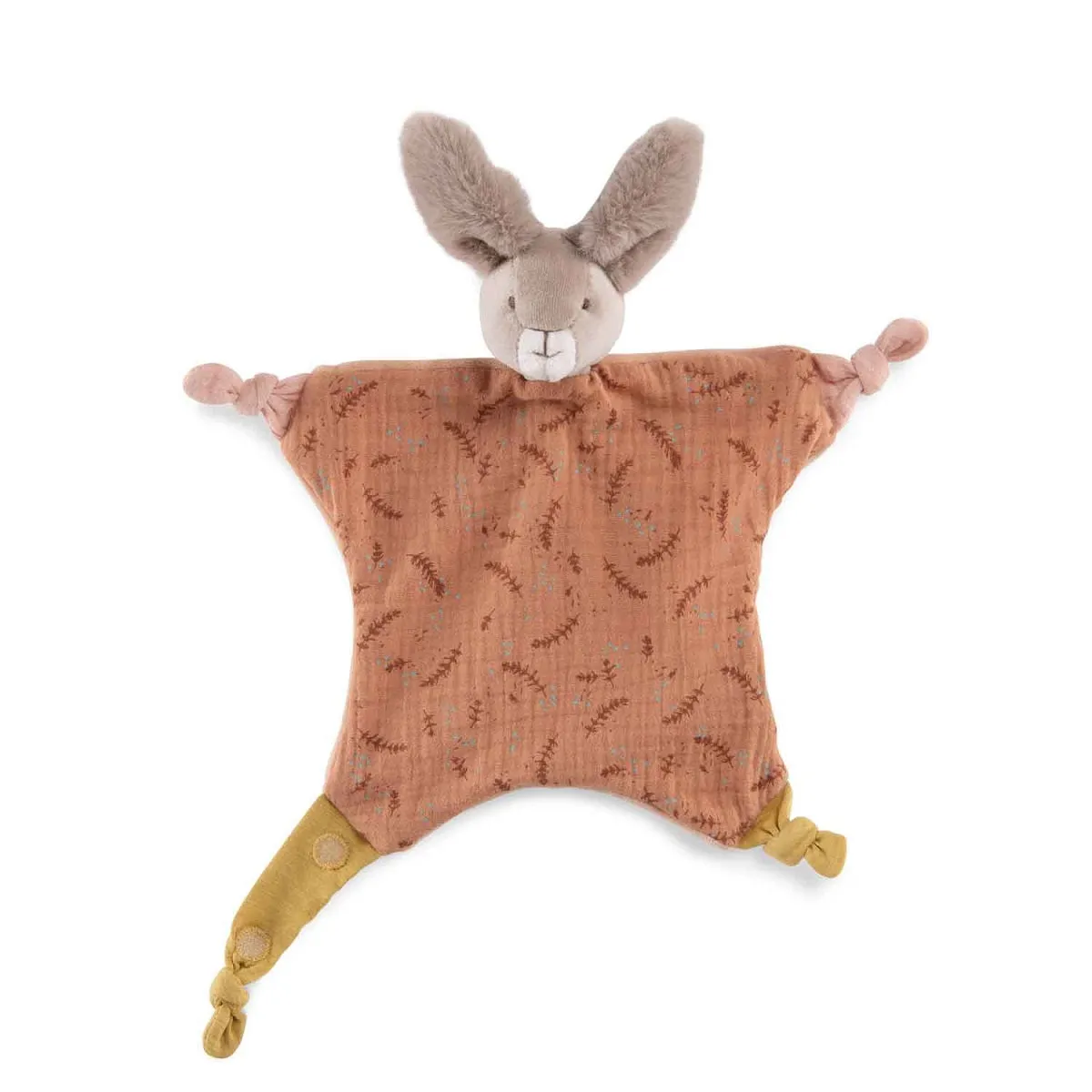 Moulin Roty trois petits lapins clay rabbit cuddle toy