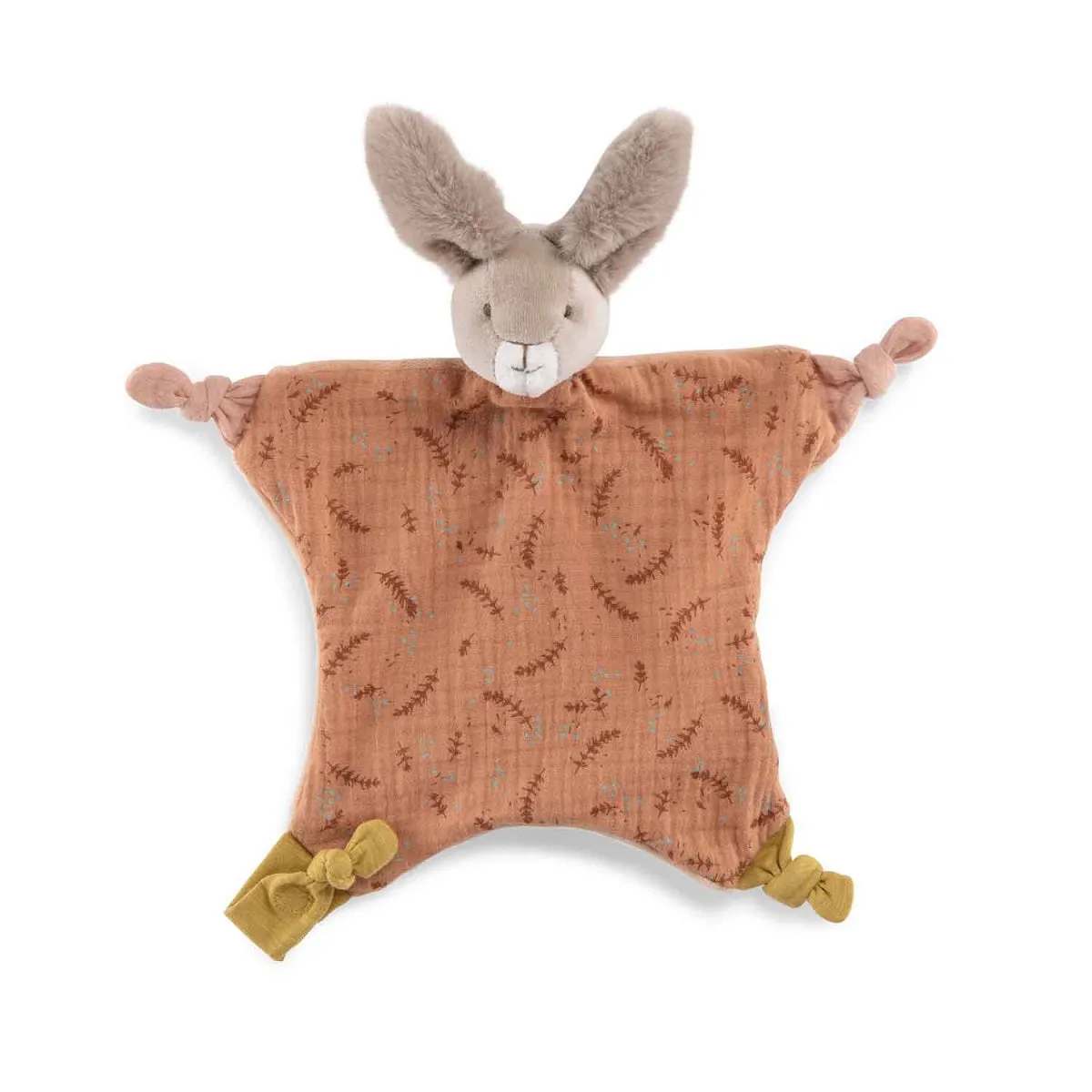 Moulin Roty trois petits lapins clay rabbit cuddle toy