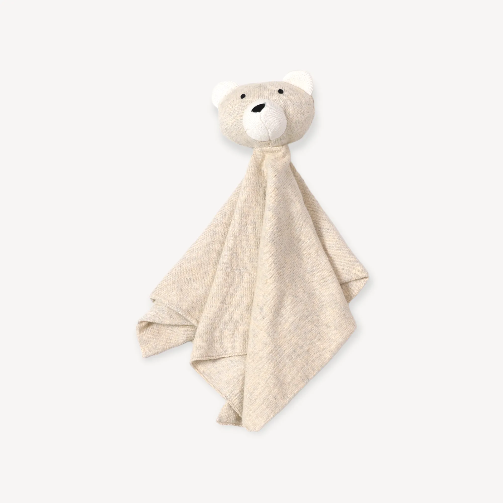 Organic Baby Lovey Security Blanket Cuddle Cloth  - Bear (2 Colors)