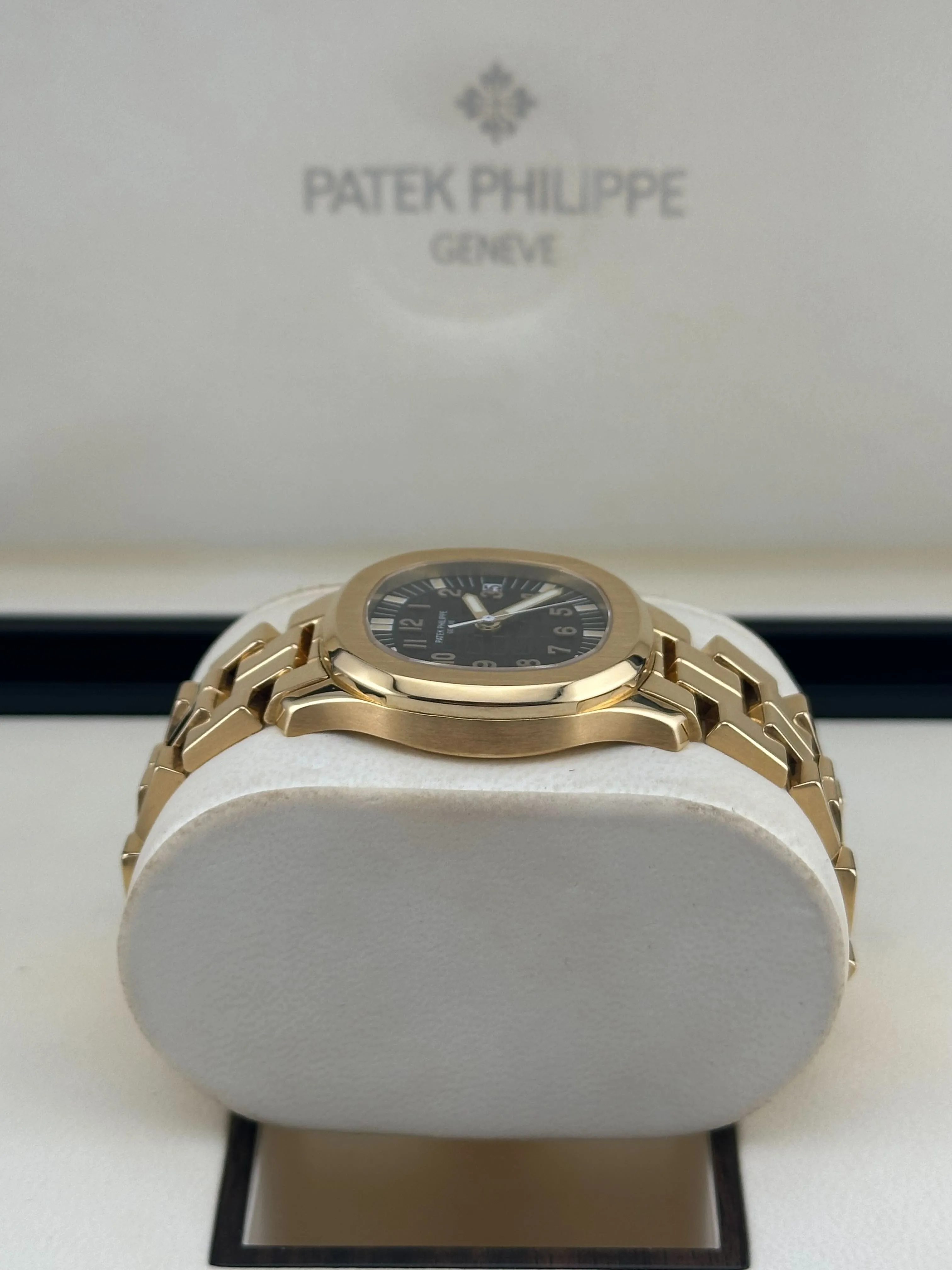 Patek Philippe Aquanaut 5066/1J Yellow Gold Black Dial