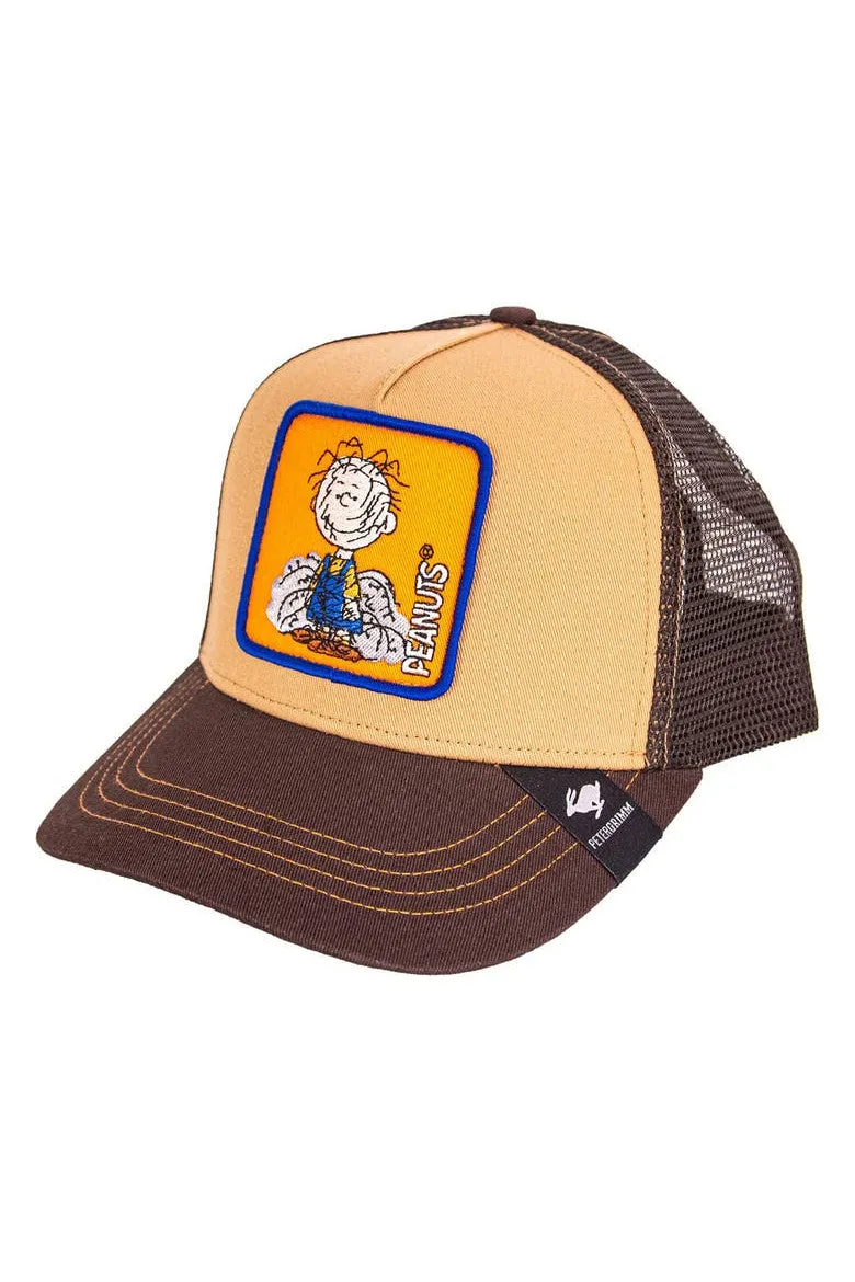 Peter Grimm Pig Pen Trucker Hat in Brown