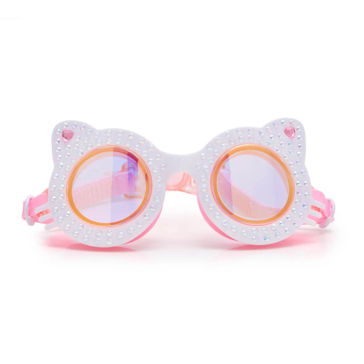 Powder Purr Cat Kids' Swim Goggles