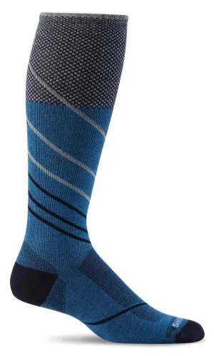 Pulse Men's Bamboo/Merino Firm Compression Socks in Ocean