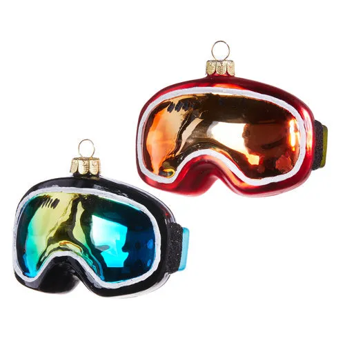 Raz Imports 2023 Dashing Through The Snow 4" Ski Goggles Ornament, Asst of 2