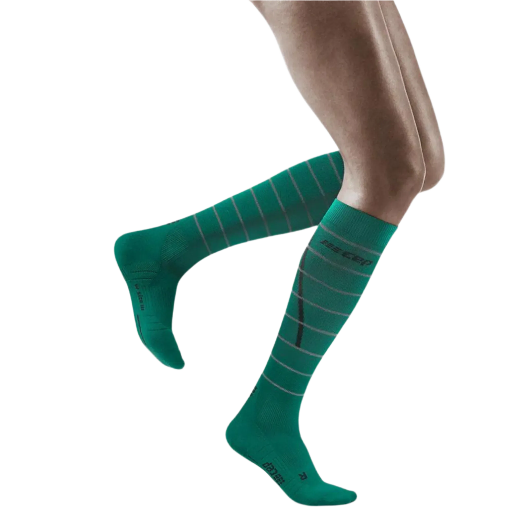 Reflective Tall Compression Socks, Women