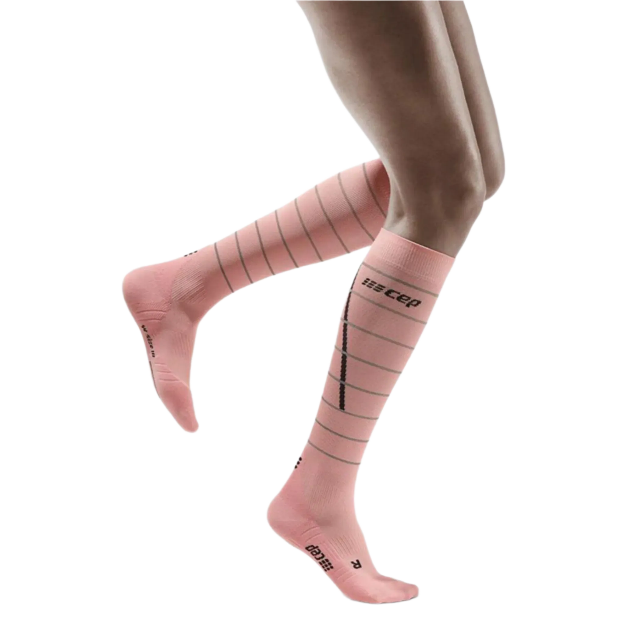 Reflective Tall Compression Socks, Women