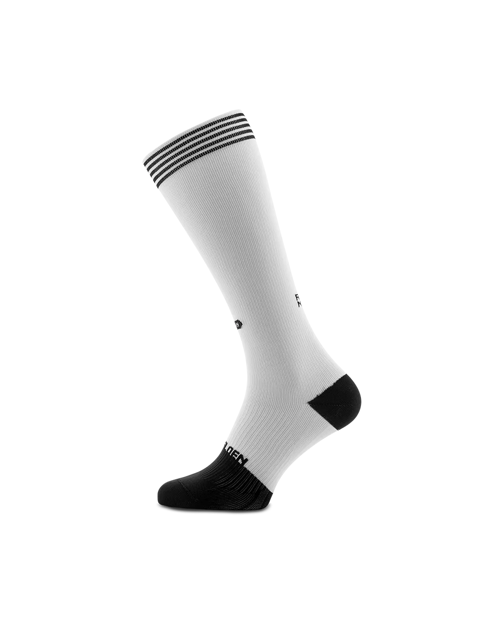 Rest mode white high compression socks