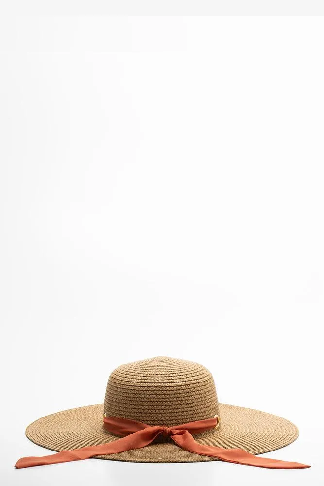 Ribbon Detail Floppy Sun Hat