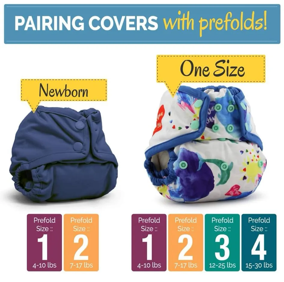 Rumparooz Newborn Cloth Diaper Covers - Zeppelin