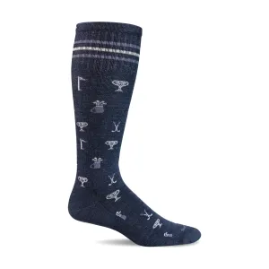 Sockwell Tournament Over the Calf Compression Sock (Men) - Denim