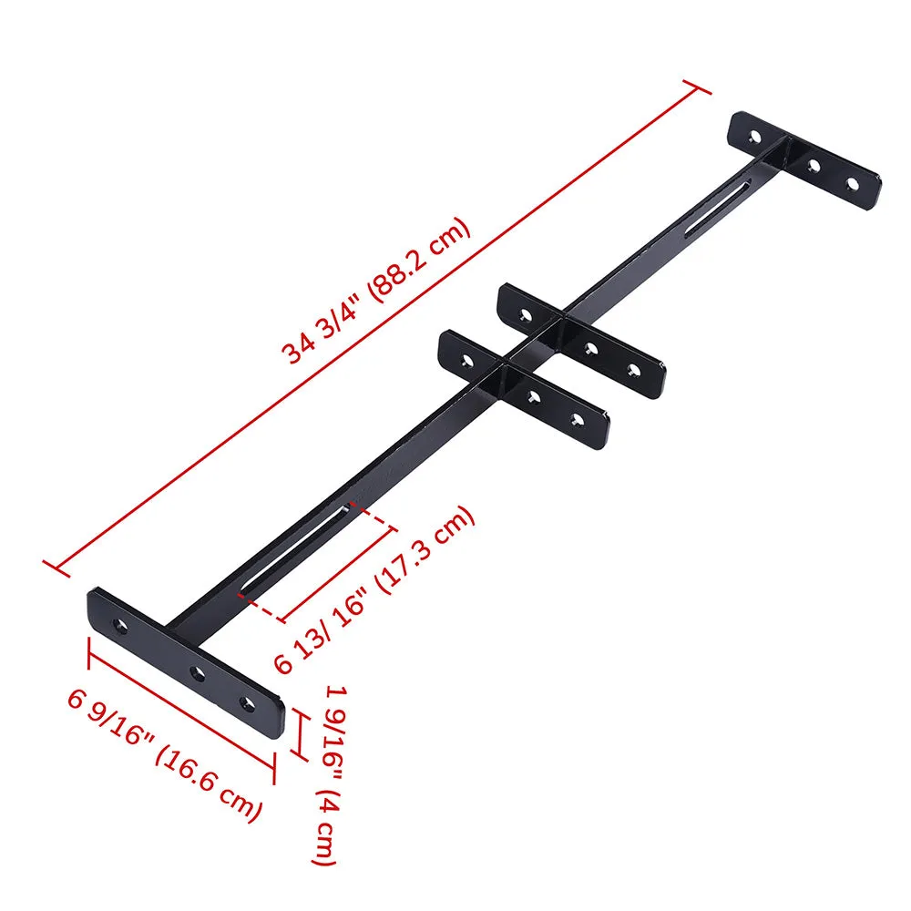 TheLAShop Golf Cart Universal Retractable 4 Seat Belts Bracket Kit