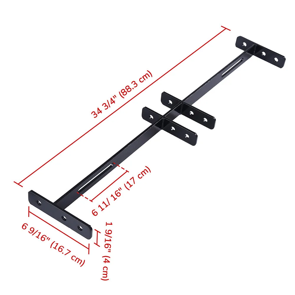 TheLAShop Universal Golf Cart Retractable 2 Seat Belts Bracket Kit