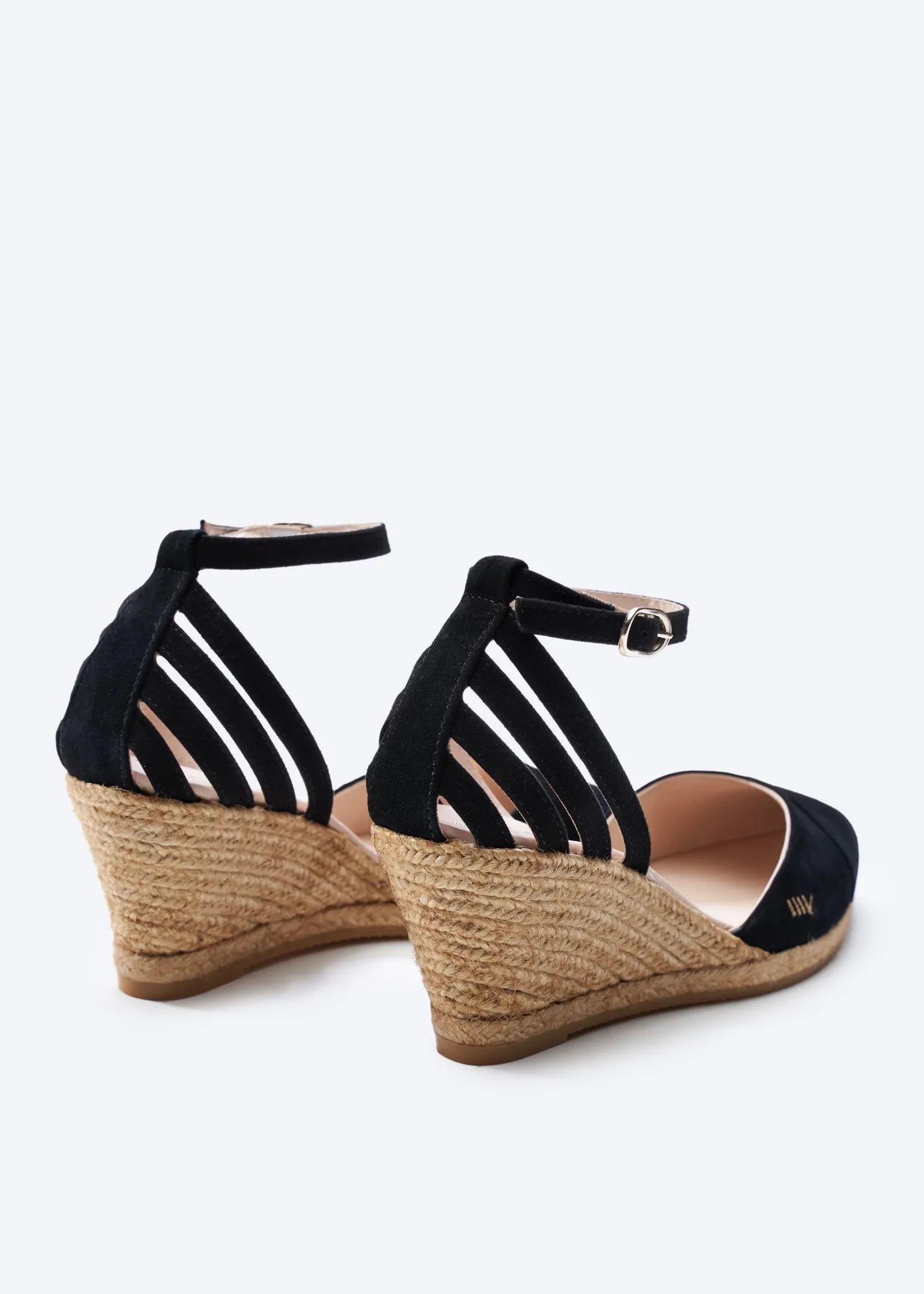 Ullastret Suede Espadrille Wedges