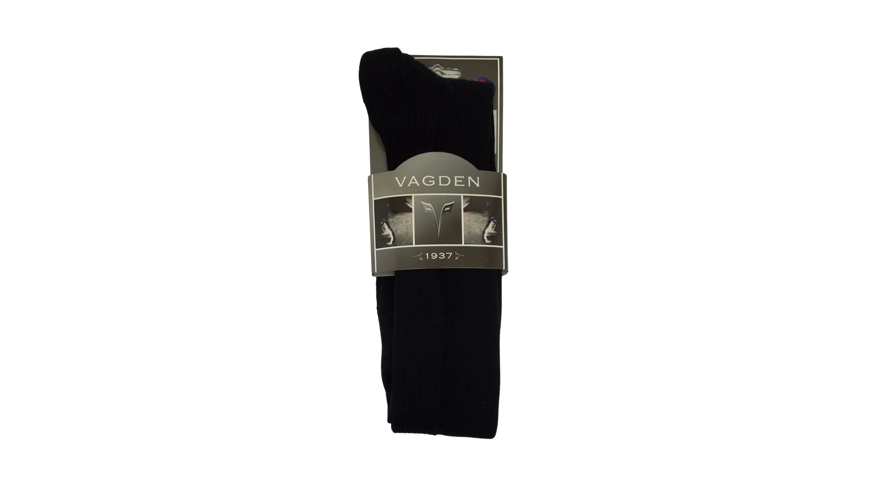 Vagden Men's Broad Rib Merino Wool Dress Sock