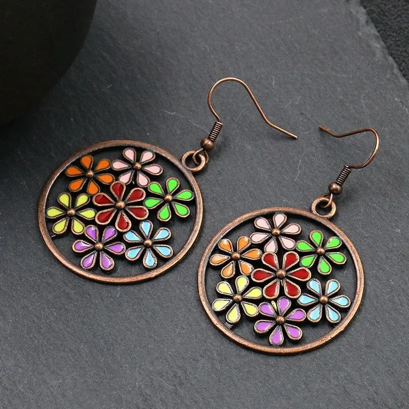 VividPetals Earrings Collection