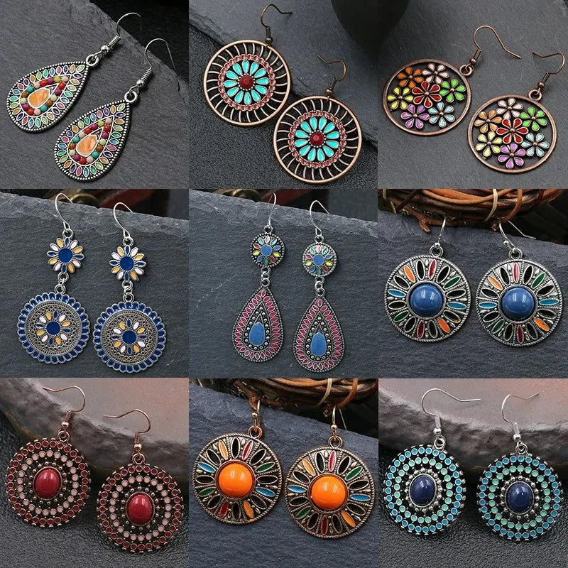 VividPetals Earrings Collection