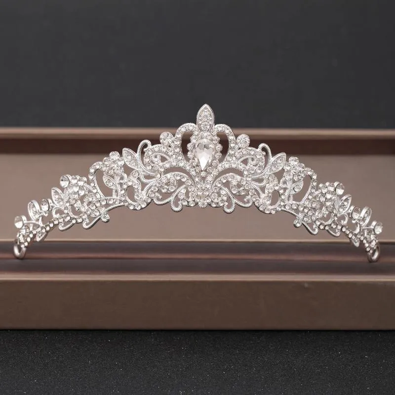 Wedding Crowns Tiaras Bridal Headpieces with Baroque Rhinestones Crystals