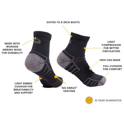 Wool Work Sock - Ankle